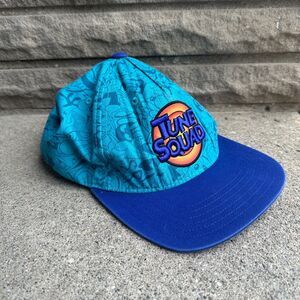 Tune Squad Space Jam Hat Snapback Looney Tunes Basketball Cap Blue